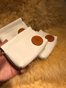 晴源斋真皮手工制作文玩收纳袋首饰袋EDC收纳神器手串牛皮108盘玩