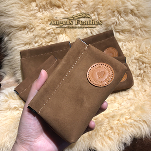 真皮手工制作文玩收纳袋首饰袋EDC收纳神器手串牛皮108盘玩