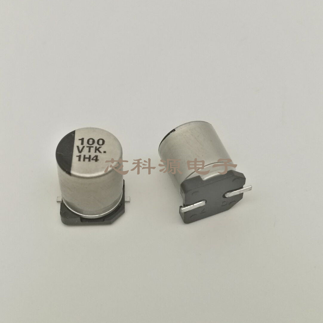 日本松下TK 35V100UF 贴片铝电解 高频低阻 8X10.2 125度 VTK 100