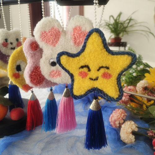 戳戳绣手工diy儿童毛线画材料包