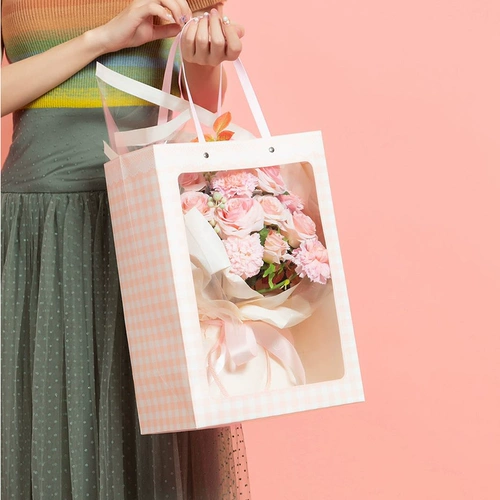 Коробка, портативная льняная сумка на день матери, популярно в интернете, подарок на день рождения