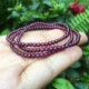 多条款 巴西纯天然紫牙乌石榴石手链少女士款 手串百搭秀气细款 3mm