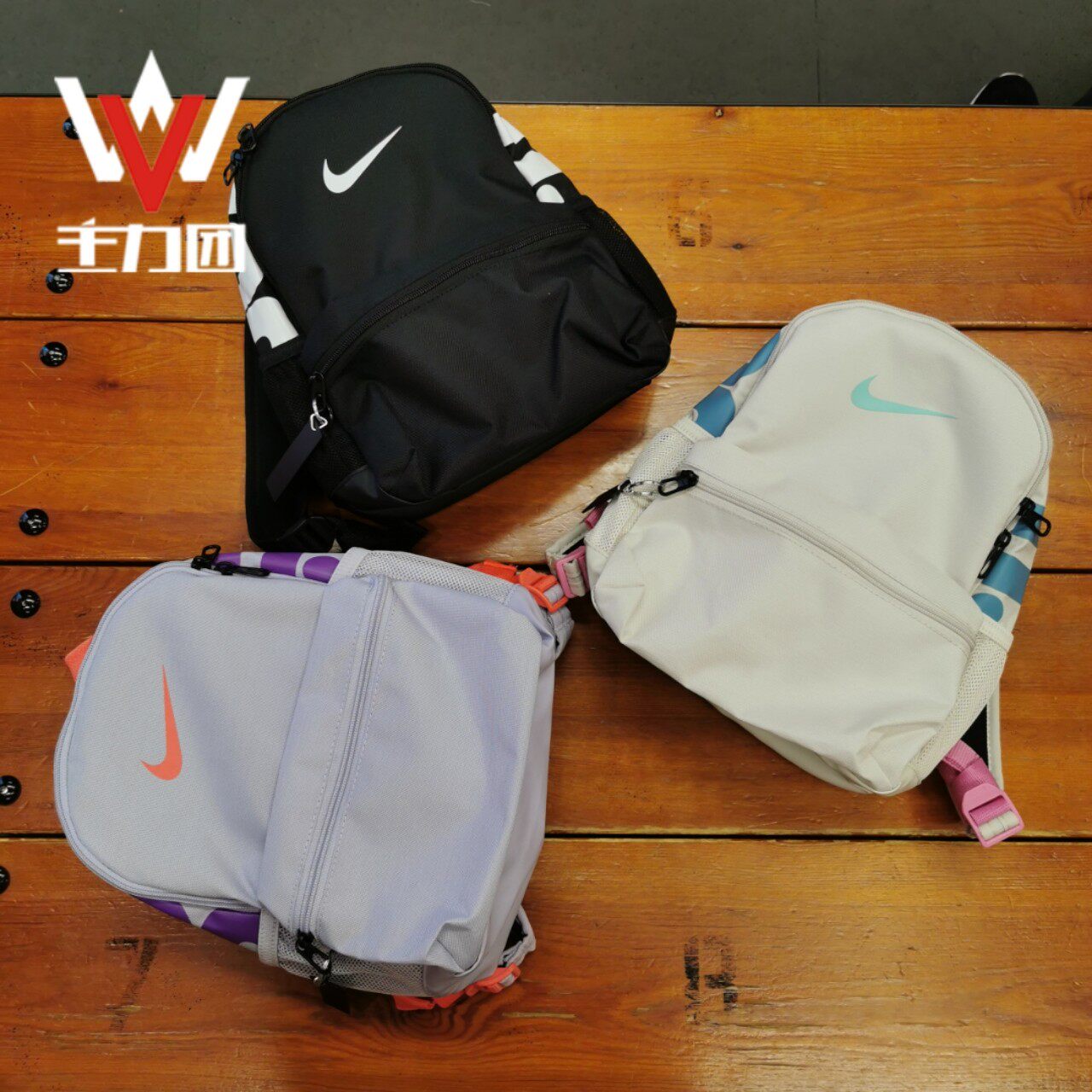 专柜正品耐克JUST DO IT男女儿童运动迷你双肩书包BA5559-013-104