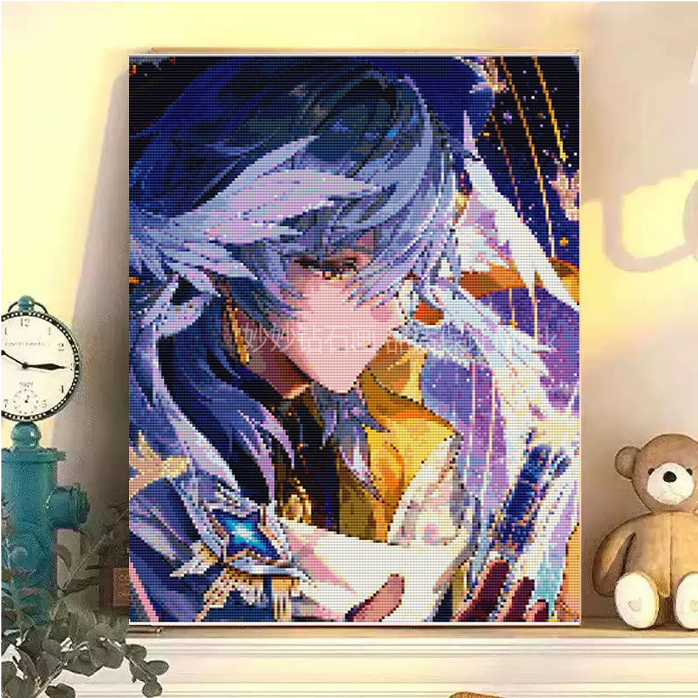 星期天钻石画崩铁女孩子高难度DIY手工动漫人物二次元砖石十字绣