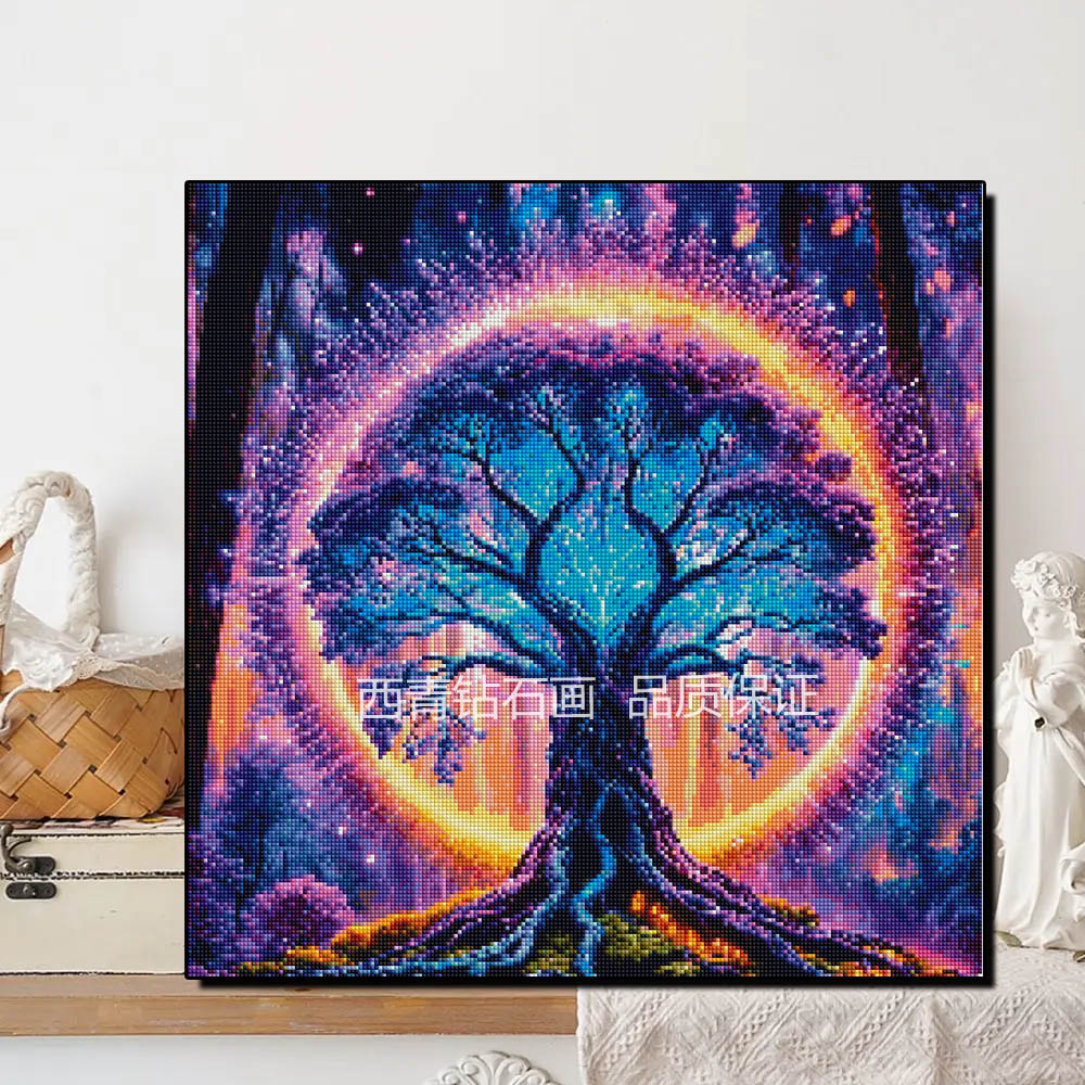 5D高难度生命树钻石画dotartLifetree成人DIY手工水钻刺绣十字绣