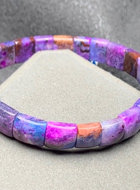 回收水晶南非舒俱来老矿料 手牌 皇家紫 透体18.31克8.9×10.0m