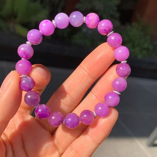 21.3g 9mm 回收冰种樱花粉 舒俱来手链
