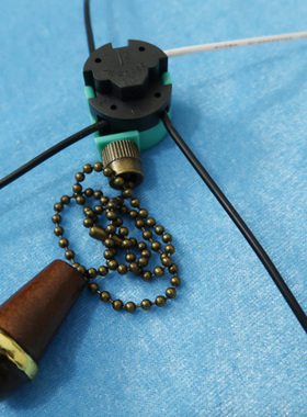 带电线吊扇电风扇灯拉线开关 三档调档控制拉绳拉链调速开关268S6