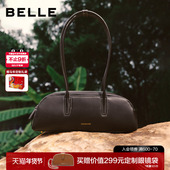 百丽云贝法棍包2026新款 商场同款 真皮植鞣腋下包包女手提BL882AX6