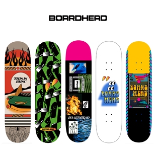 BOARDHEAD 新款 创意系列 街式 进口枫木 专业滑板 板面