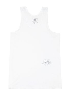 福老儿flower 宽松背心 透气老头背心