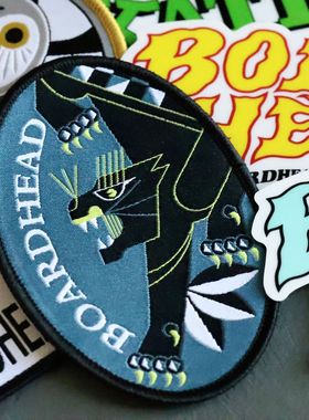 BOARDHEAD 刺绣章贴纸包