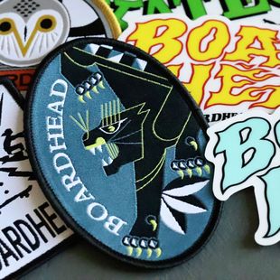 BOARDHEAD 刺绣章贴纸包