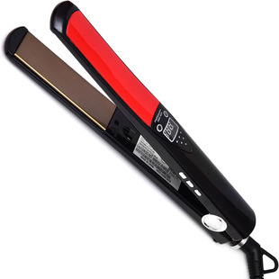 Flat Ironfor Hair 2 In 1 Flat Iron with 1 Inch Titanium Cera