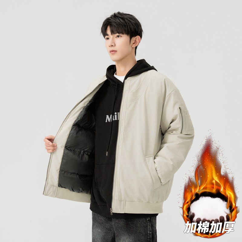 夹克男春秋韩版潮牌男装简约立领上衣服装男士飞行防风棒球服帅气