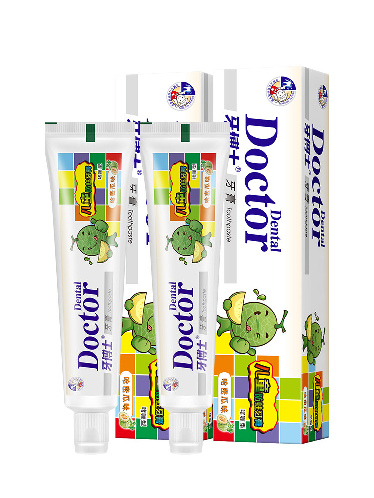 牙博士儿童防蛀牙膏(哈密瓜味)50g
