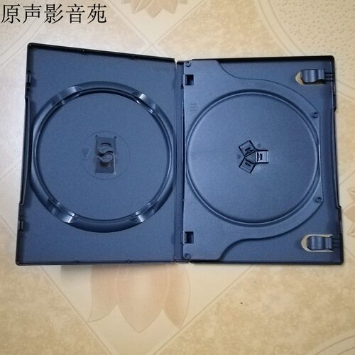 进口dvd盒子双碟标准可插封页