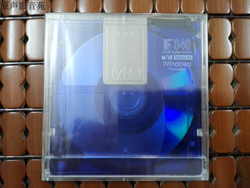 索尼 SONY 640M MO 光盘 磁刻录盘片  2048 byte/sector 日本原产