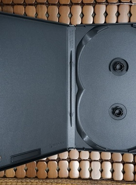 黑色双碟盒 2DVD盒子 软件塑料盒 进口光盘盒 2CD 收纳盒 SCANAVO