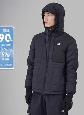 NEW BALANCE男羽绒服NB运动户外休闲保暖抗寒新款鸭绒NPE45011