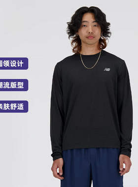 NEWBALANCE男长袖T恤休闲保暖