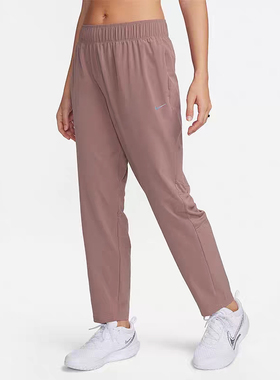 NIKE耐克女裤新款透气宽松跑步运动裤训练休闲7/8长裤FB7030