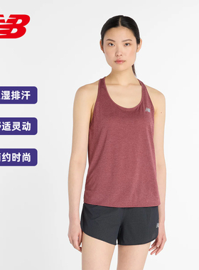 NEW BALANCE 女背心无袖运动内衣T恤NB吸汗透气防震防下垂WT41291