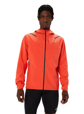 Asics/亚瑟士男子跑步夹克连帽