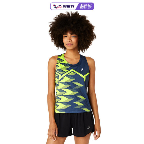 Asics/亚瑟士LIGHT GRAPHIC TANK女背心T恤吸湿排汗紧身运动衣