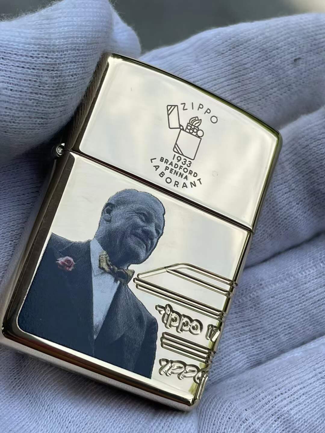 zippo打火机正品 盔甲2023创立日ggb创始人纪念限量版48716
