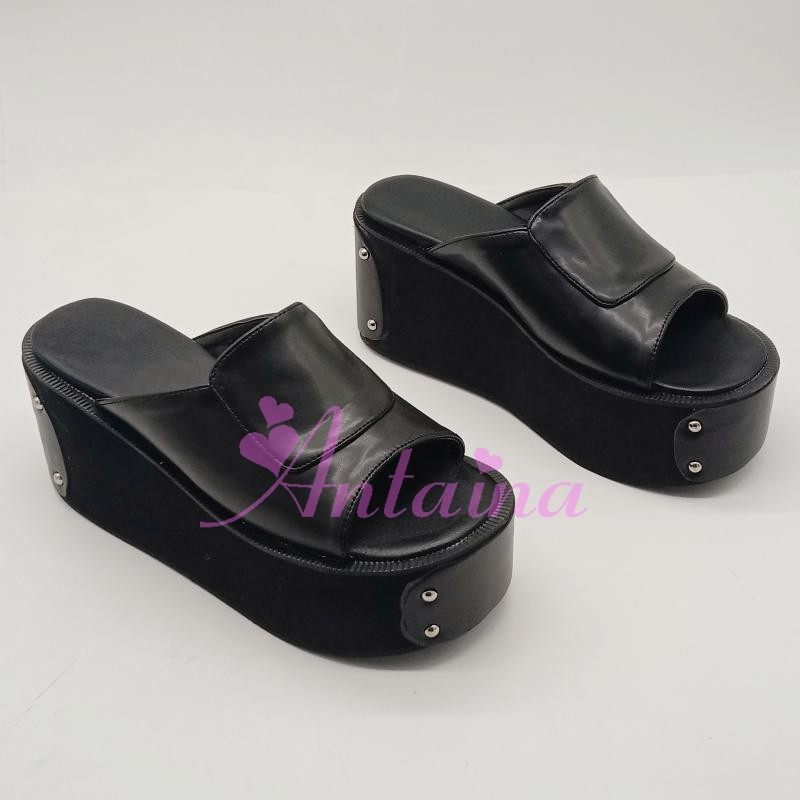 antaina松糕厚底拖鞋一字拖鞋凉鞋优雅休闲日常可穿出门2217,女鞋,一字拖,淘宝优惠券,粉丝福利购,淘宝优惠卷