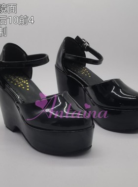 antaina松糕厚底夏季新款凉鞋漆皮镜面可定制韩版日系日常23221