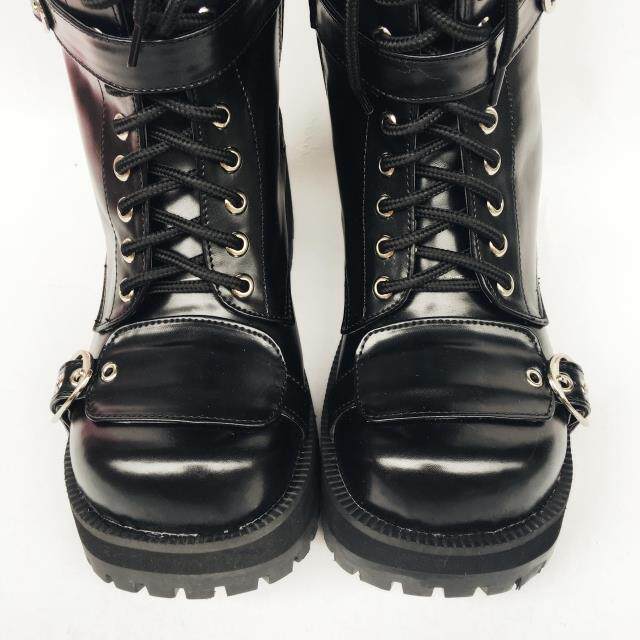 ANTAINA MUFFIN BOOTS PUNK BOOTS RIVET SHOES EUROPEAN STATION TIDE SHOES RIDING BOOTS 9243