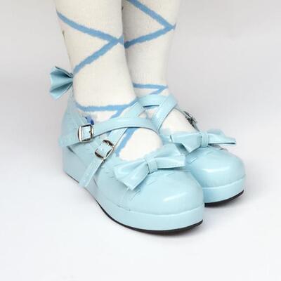 lolita娃娃洛丽塔厚底女鞋