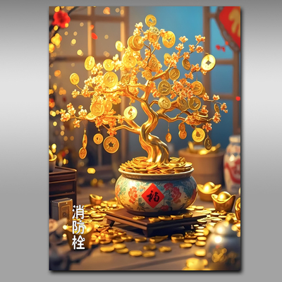 消防栓贴纸消火栓使用方法标识贴画遮挡装饰消防箱电箱贴墙贴Y273