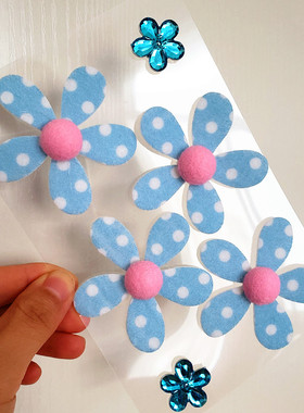 立体花朵贴纸 3d stickers floweres 儿童成长册装饰贴花 花贴