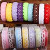 Cotton Lace Decorative Tape lace White Lace tape sticker Volume growth Photo lace tape