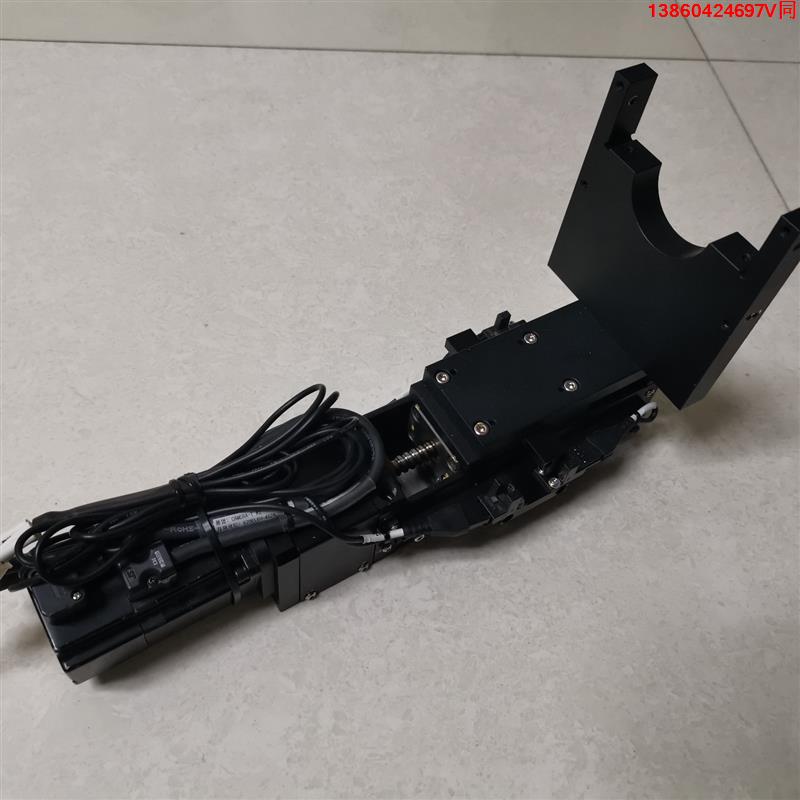 询价购-拆机 带支架的Z轴滑台 行程60 安川伺服电机 1004的滚