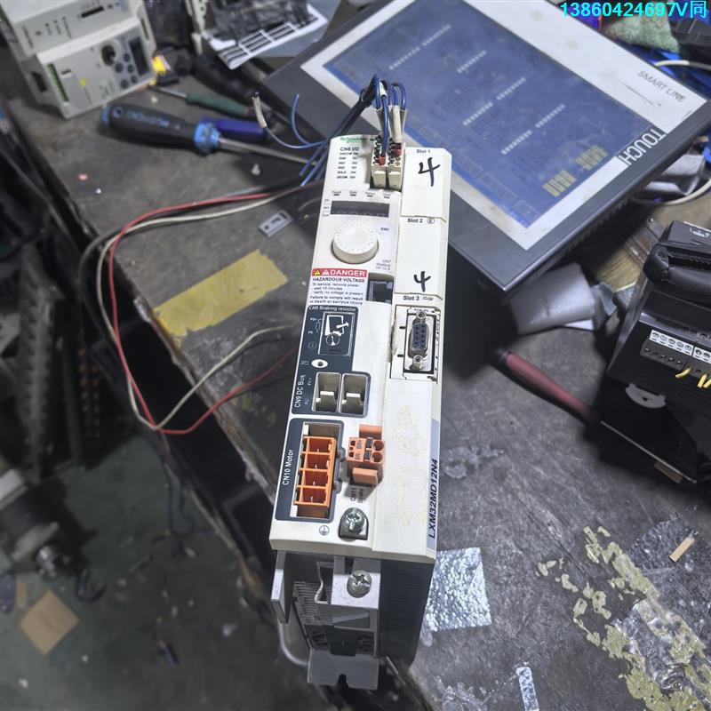询价购-LXM32MD12N4 二手拆机施耐德伺服驱动器 功能包好现