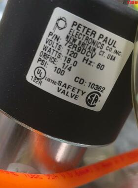 询价购-PETER PAUL电磁阀72r9DCv拆机包好的，52j8