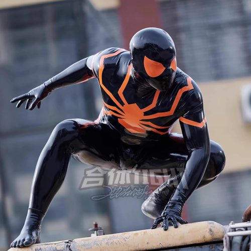 超薄紧致合体TIGHT蜘蛛侠乳胶衣