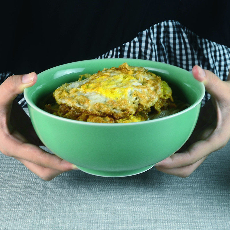 陶瓷7英寸大碗面馆拉面碗龙泉青瓷大容量家用加厚泡面碗中式菜碗,餐饮具,碗,淘宝优惠券,粉丝福利购,淘宝优惠卷