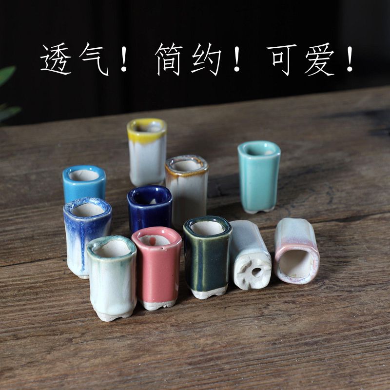 自在屋精选釉盆 粗陶透气 拇指盆 JF系列 微型迷你花盆 多肉控养