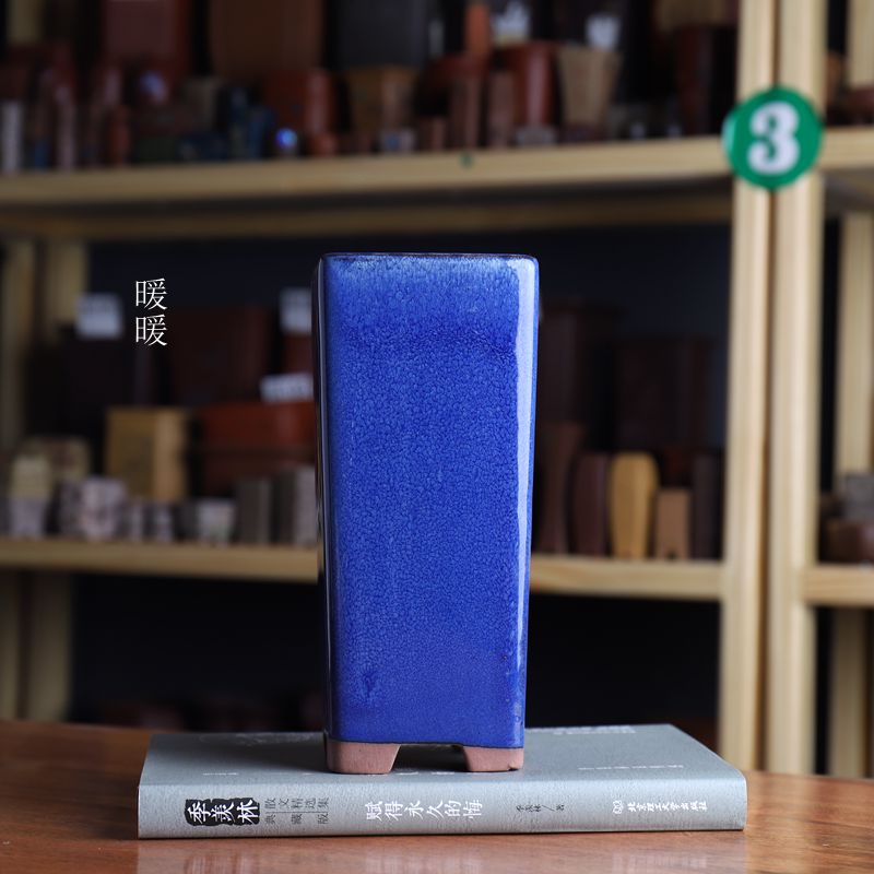 36元包邮简约盆景盆紫砂均釉