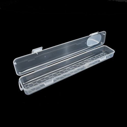 透明水粉笔盒水彩油画塑料收纳盒