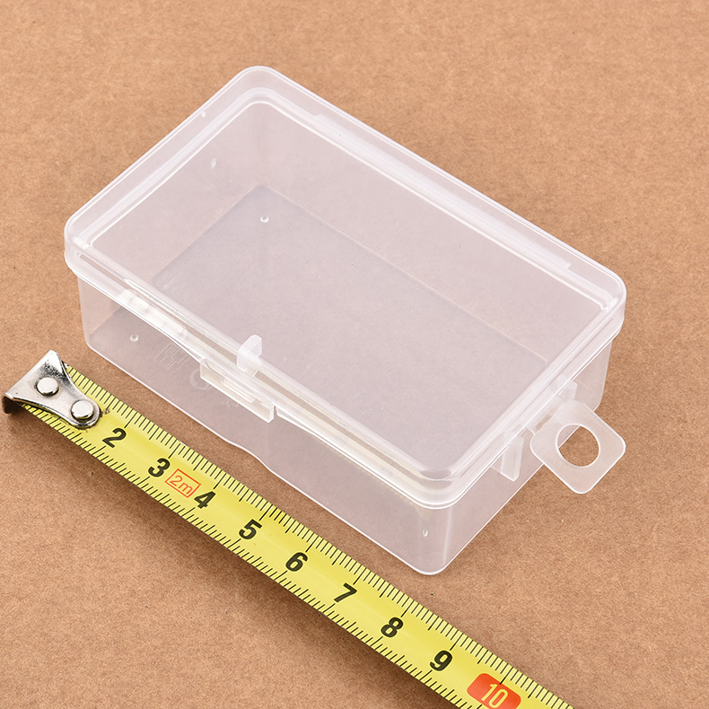 带挂钩塑料盒长方形小器物包装盒