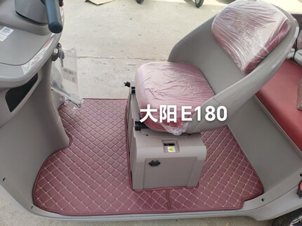 大阳E160脚垫大阳E180电动三轮车专用脚垫E160皮革脚垫耐磨防水滑