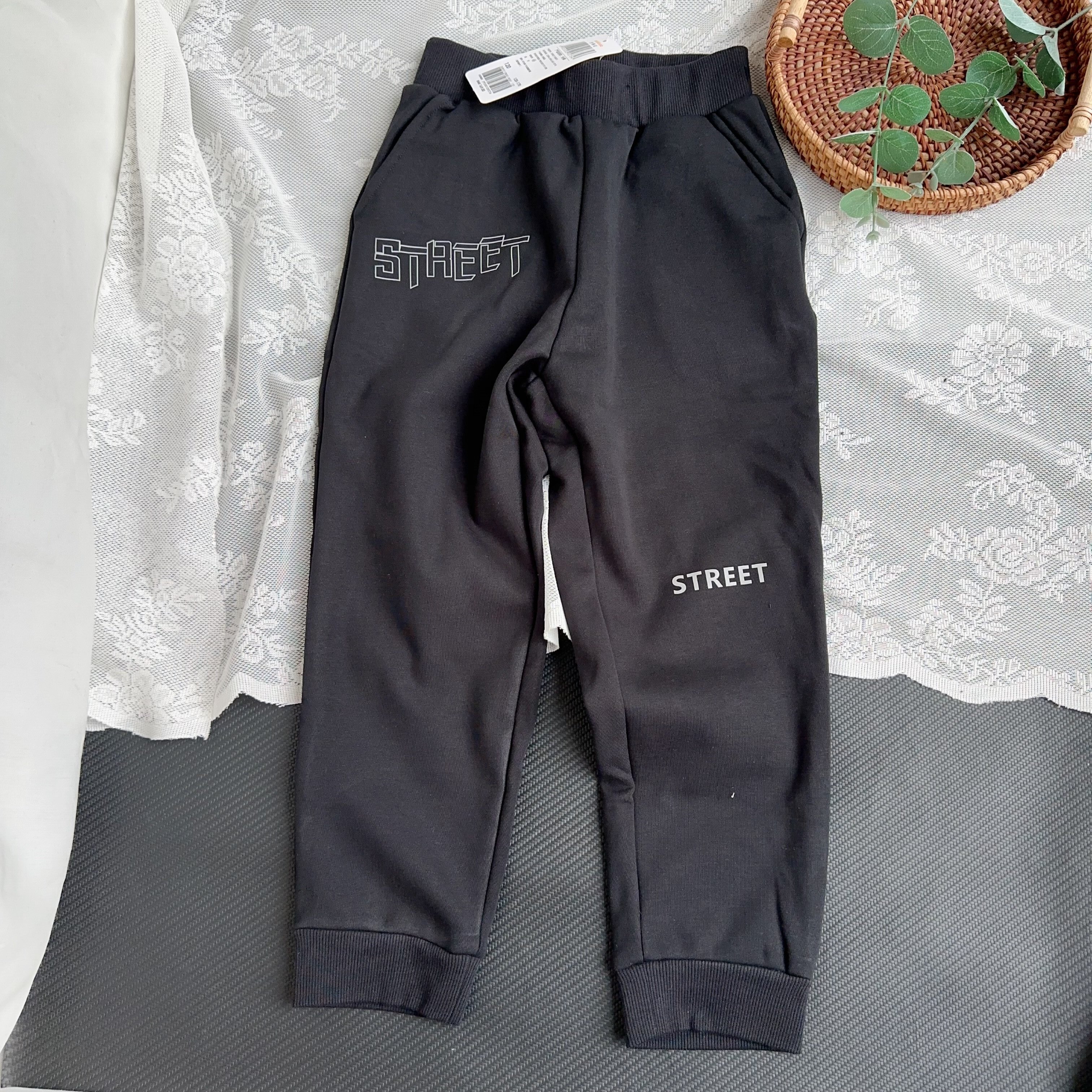 加绒厚实休闲运动裤男童