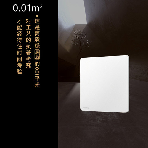 西门子睿宸无框系列超薄开关插座
