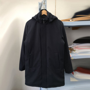 牛货~外贸秋冬男中长款棉服外套户外防风防水软壳棉服外套加大码
